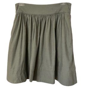 Anthropologie Edme Esyllte 100% Cotton Corduroy Skirt - Gray -10